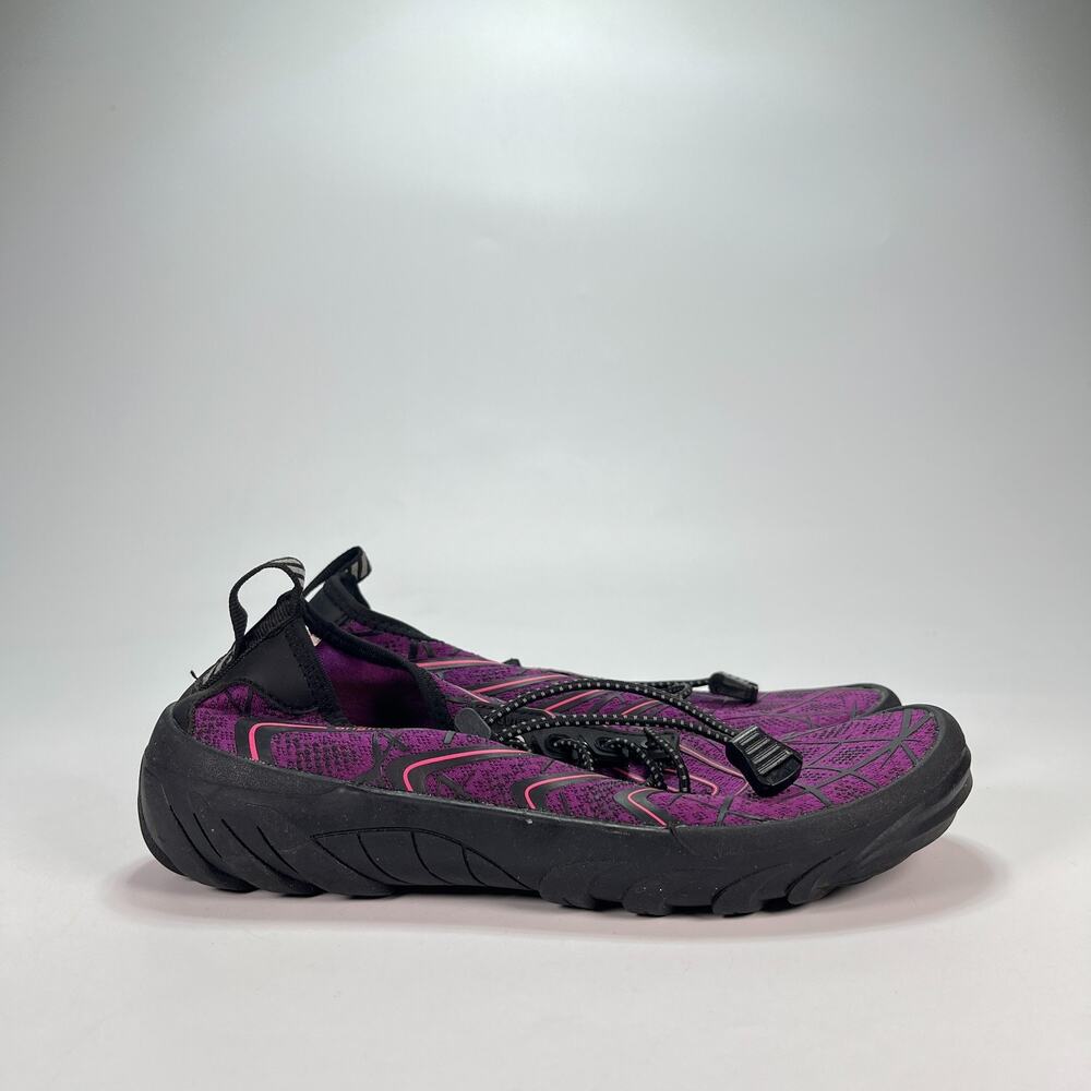 Saguaro Purple Black Quick Dry Comfort Barefoot Water Shoes Women’s US 7.5 EU 38